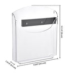 WinSpin Letter Size Acrylic Holder for Prize Wheels 2ct/Pack