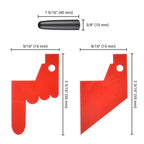 WinSpin Pegs & Red Pointer Prize Wheel Replacement Parts
