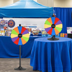 WinSpin 24" 14 Slot Floor Stand Color Clicker Dry Erase Prize Wheel