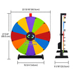 WinSpin 24" Modular Dry Erase Spin Wheel Customizable Color Slots(12)
