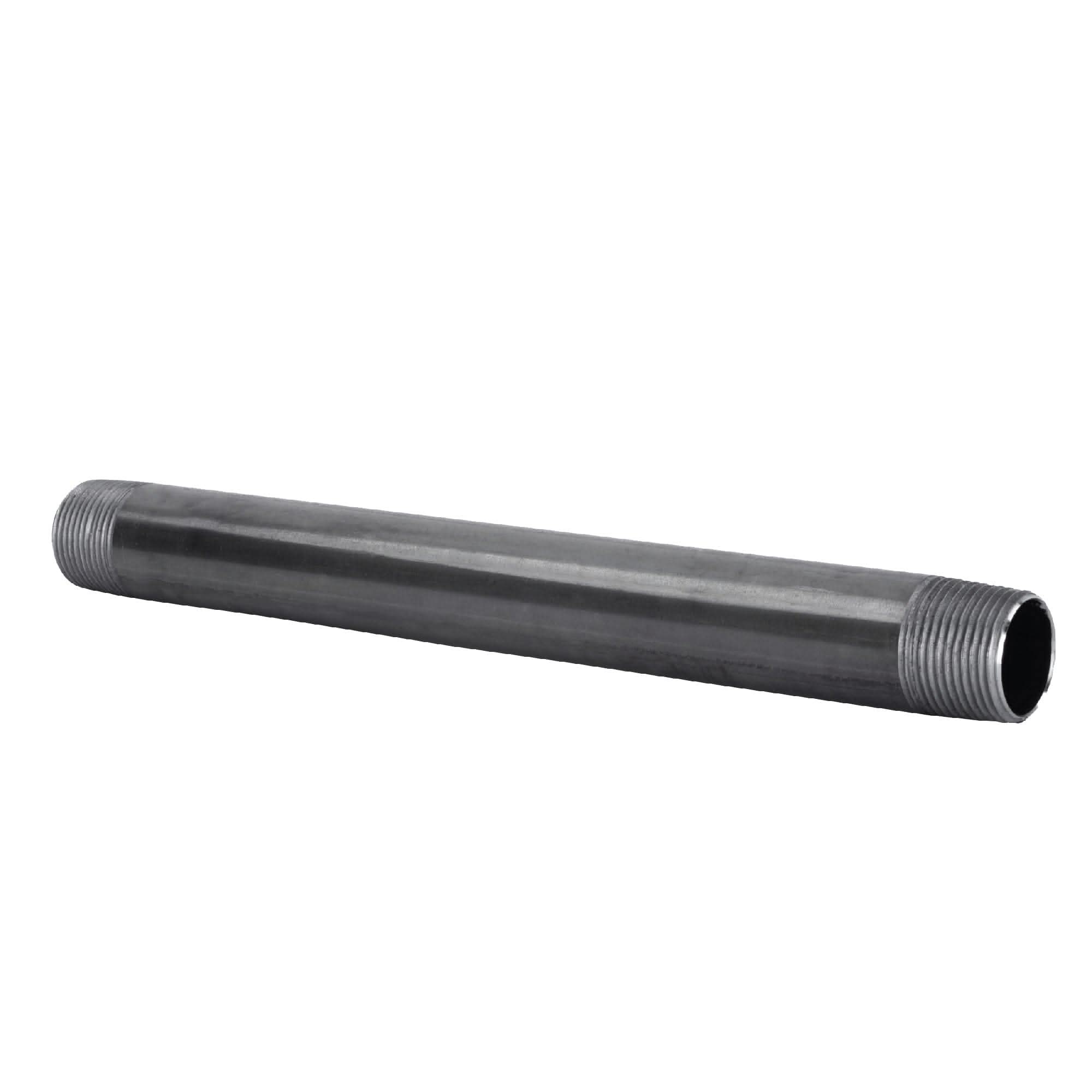2 in. x 12 in. Black Pipe