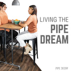 Bridge Bar Height Pipe Table Legs