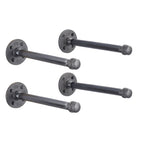 1/2 in. x 10 in. Shelf Bracket Kit, 4 Pack