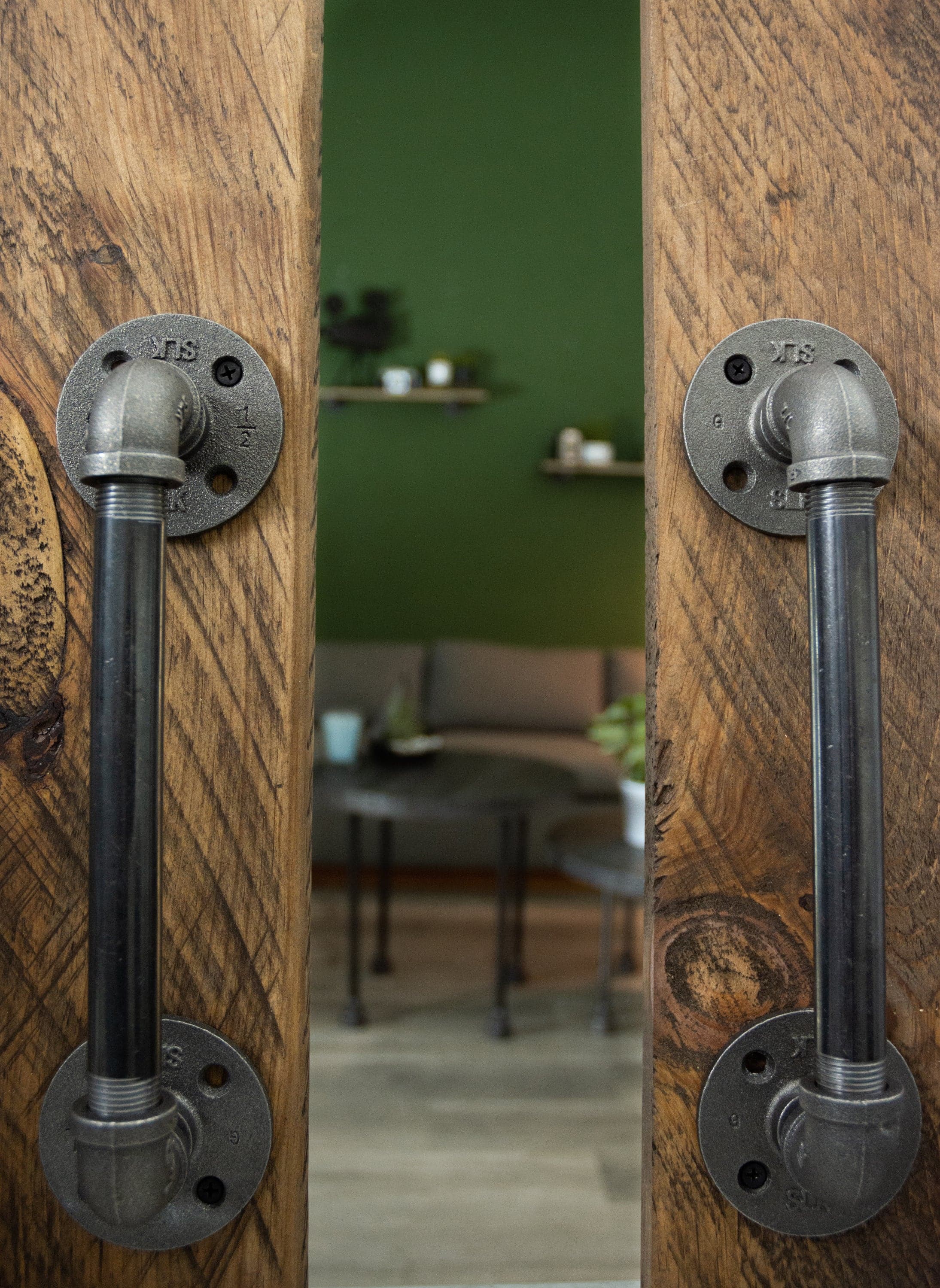 1/2 in. x 8 in. Barn Door Handle - 12.5 in. L