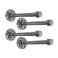 1/2 in. x 8 in. Shelf Bracket Kit, 4 Pack