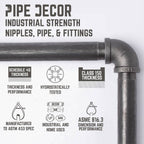 1/2 in. x 2 in. Double Flange Angled Bracket Kit, 4 Pack