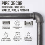1/2 in. x 4 in. Double Flange Angled Bracket Kit, 4 Pack