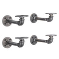 1/2 in. x 6 in. Double Flange Shelf Bracket, 4 Pack