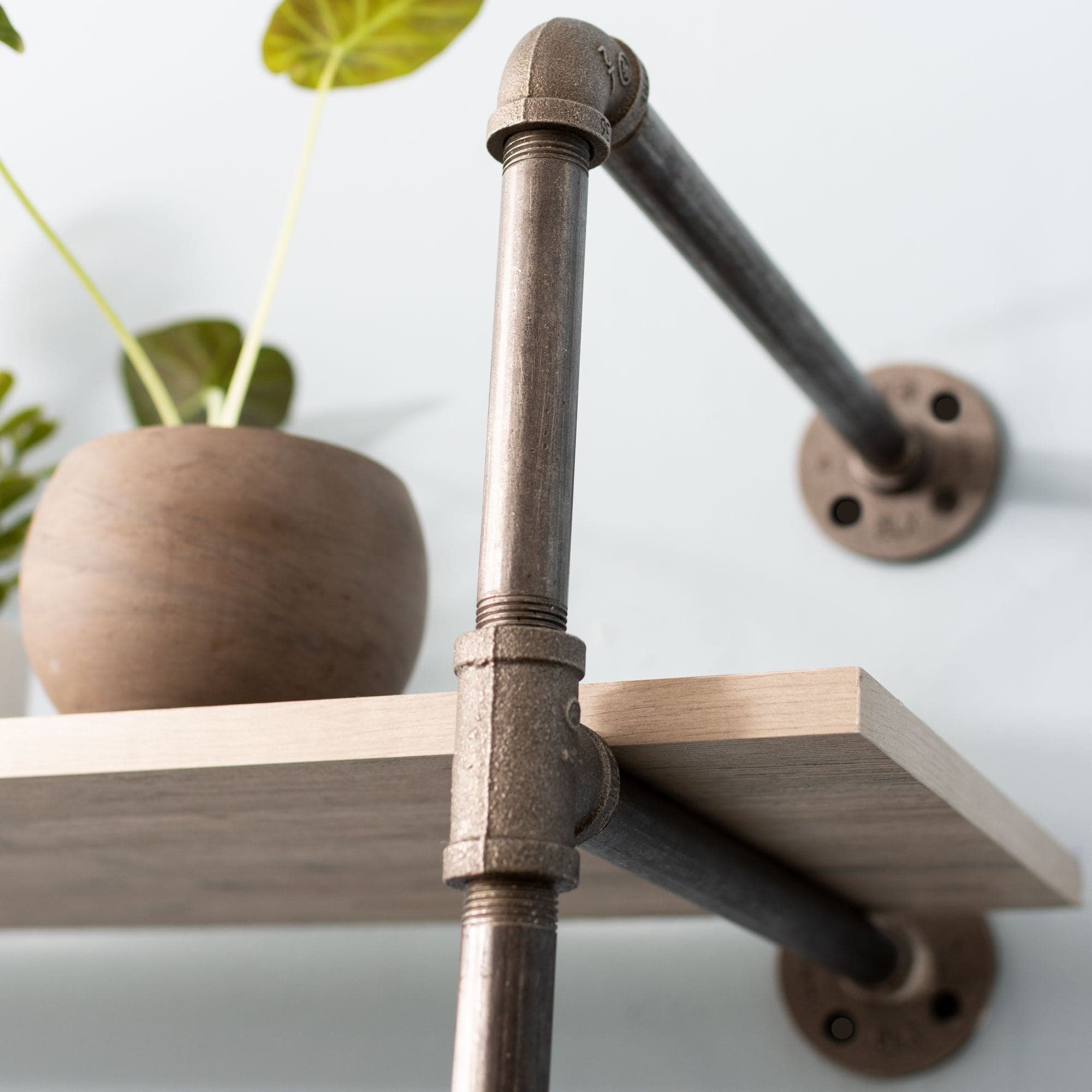 4 -Tier Floor Mounted Shelf By PIPE DECOR