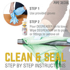 PIPE DECOR Complete Clean and Seal Kit
