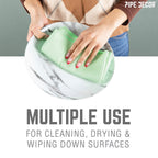 Microfiber Cleaning Cloth, Multi-purpose Lint-Free Towels, 12-Pack