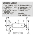 Loop Coffee Table By PIPE DECOR