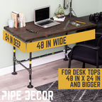 H Desk by PIPE DECOR