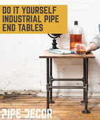 H End Table By PIPE DECOR