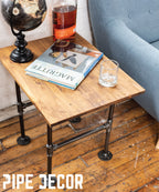 H End Table By PIPE DECOR