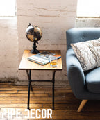 Criss Cross End Table By PIPE DECOR