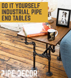 Streetlights End Table By PIPE DECOR