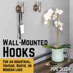 Tee-Shaped Wall Hook Kit (2 Pack)