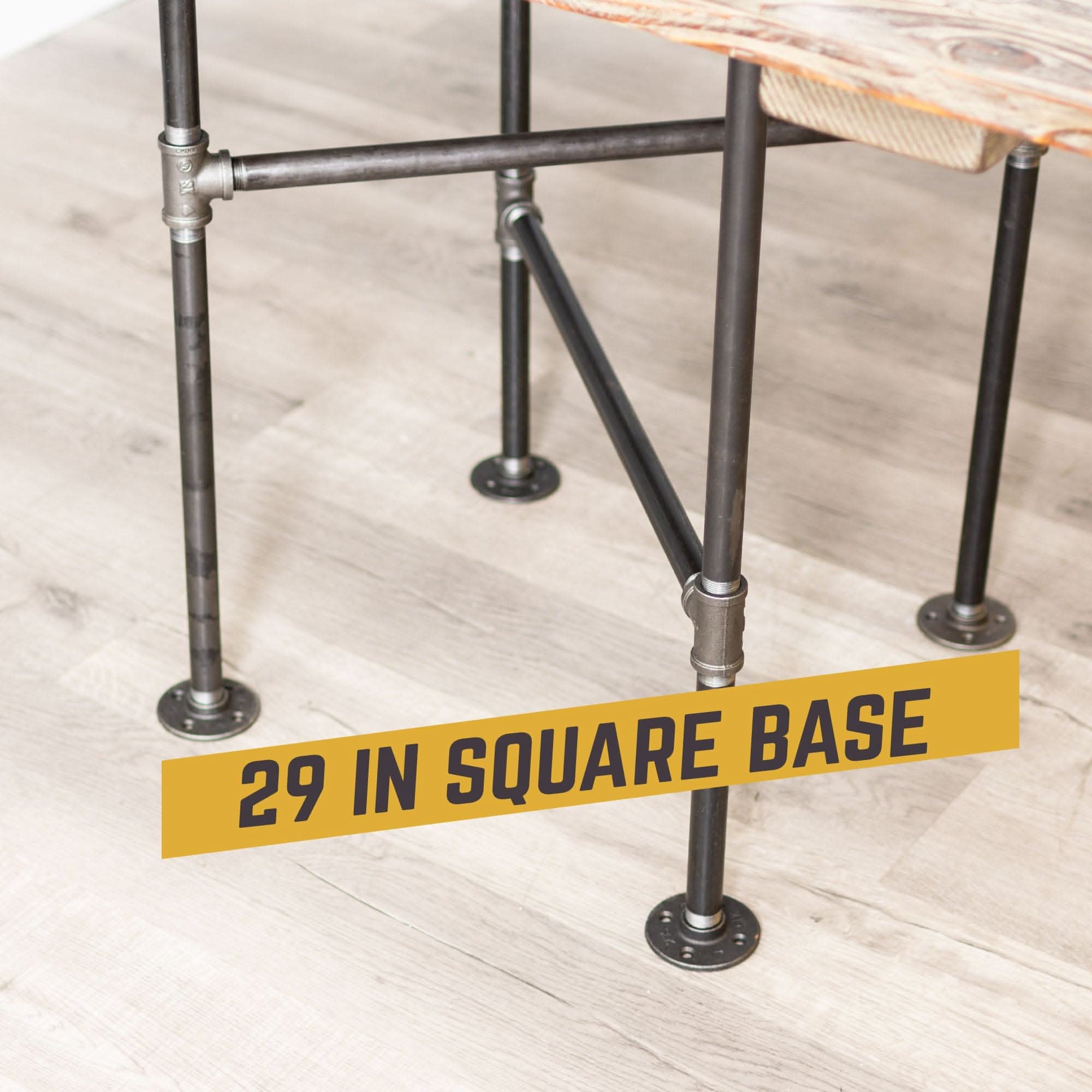 Solitaire Kitchen Table By PIPE DECOR
