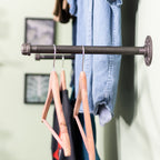 1/2 in. x 12 in. Clothing Hanging Bracket Kit, 4 Pack