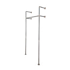 41 in. Wall Mounted Clothing Rack, Single