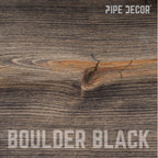 RESTORE Boulder Black 24 in. Wood Shelf (Wood Only)