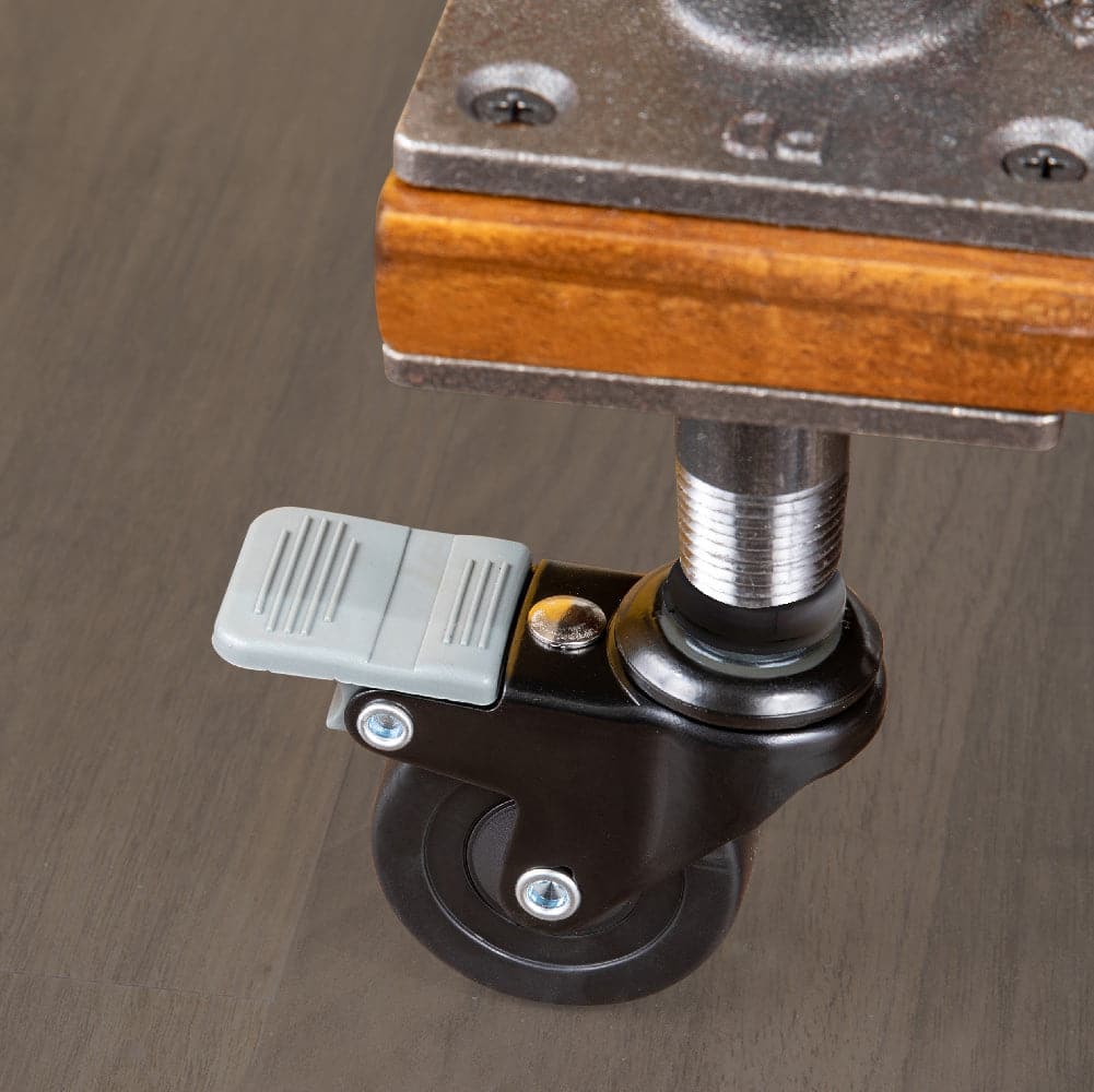 Swivel Caster Wheels for ½" Pipe (4-Pack)