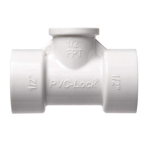 1/2" PVC-Lock x 1/2" FPT Tee 33772