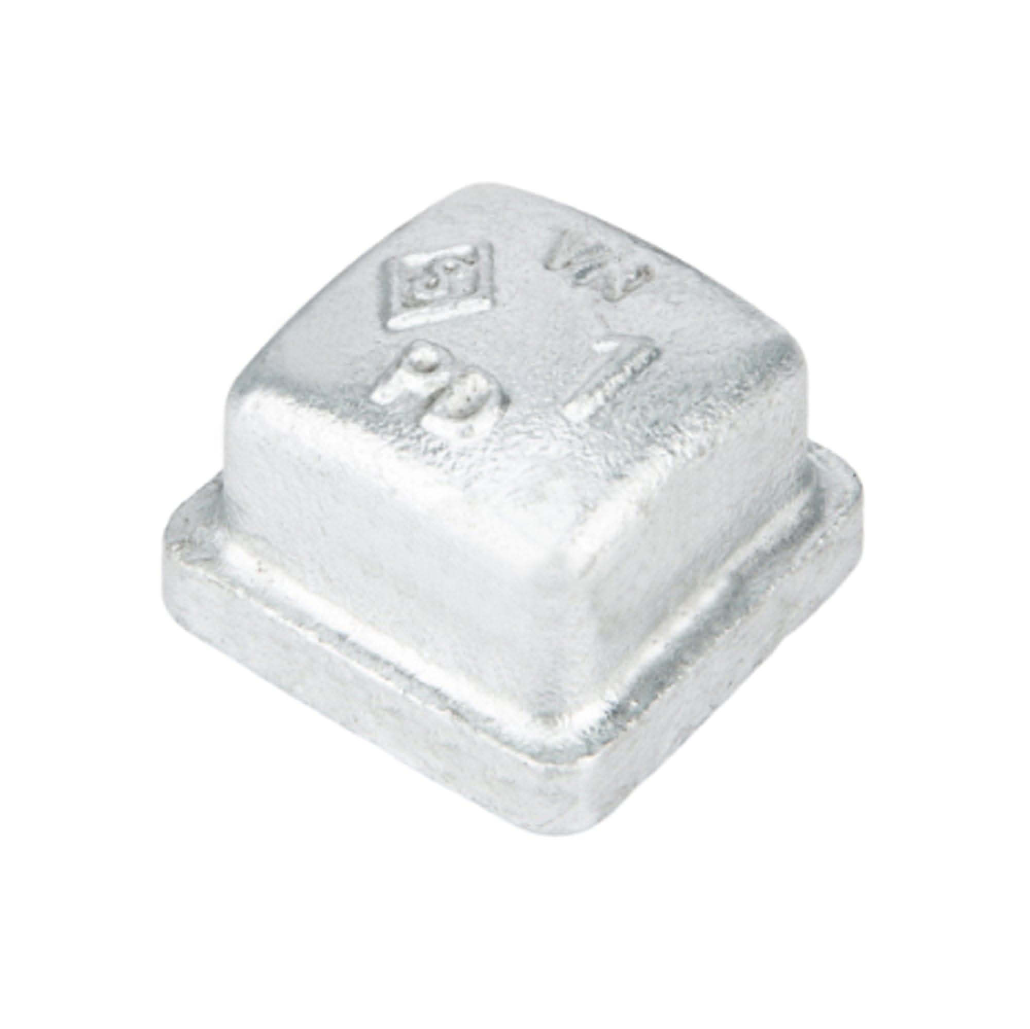 1 in. Galvanized Square Cap