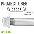 1 in. Galvanized Square Cap