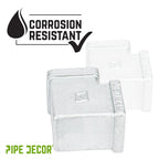 1 in. Galvanized Square 90 Degree Elbow