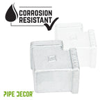 3/4 in. Galvanized Square 90 Degree Elbow