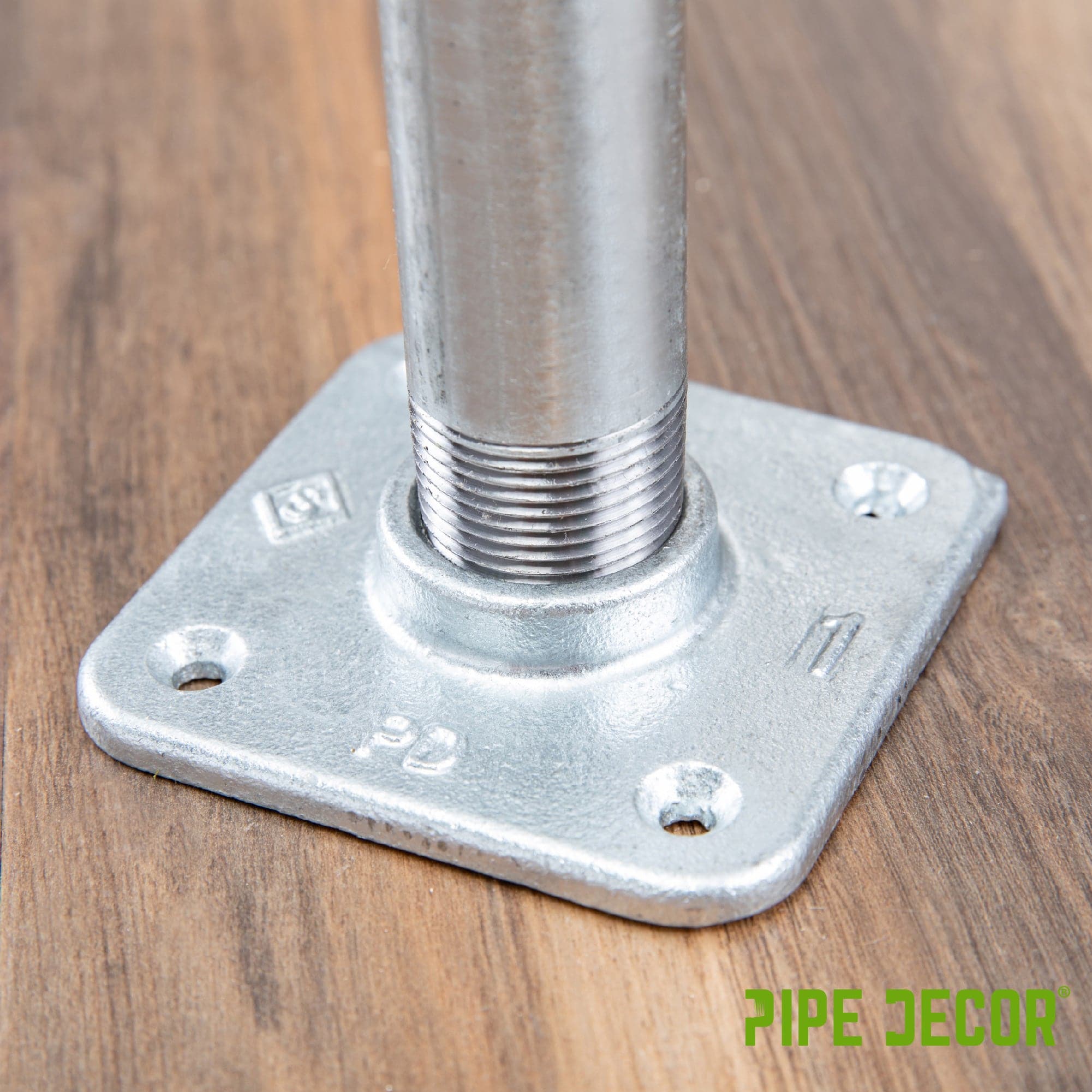 3/4 in. Galvanized Square Floor Flange