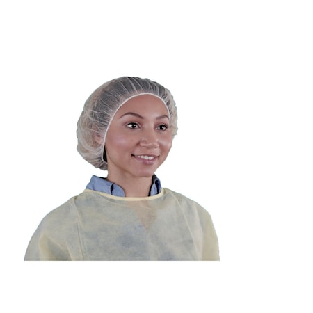 Hairnet, Nylon, 18 in Dia., White, 1000 PK