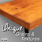 RESTORE Sunset Cedar 36 in. Shelves with Straight Brackets