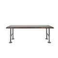 RESTORE Boulder Black Solid Live Edge Wood Accent Bench
