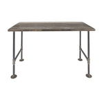 RESTORE Boulder Black Solid Wood Office Desk