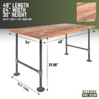 RESTORE Sunset Cedar Solid Wood Office Desk