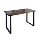 Skyline Trail Brown Solid Wood Desk with 28 in. Landscape Legs