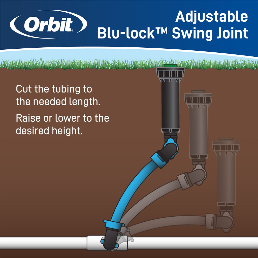 1/2" Blu-Lock x 1/2" MPT Tee 31979