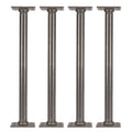 1 in. x 18 in. Square Flange Pipe Table Legs - 4 Pack