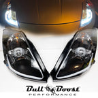 2003 2004 2005 Nissan 350Z Coupe Z33 Fairlady Projector Headlights LED 6-Pin