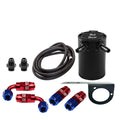AN10 Motor Oil Catch Can 5ft Hose Kit Universal -AN10
