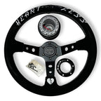 Suede Leather Steering Wheel + Hub Adapter Kit For Scion xB, TC, xD, xA