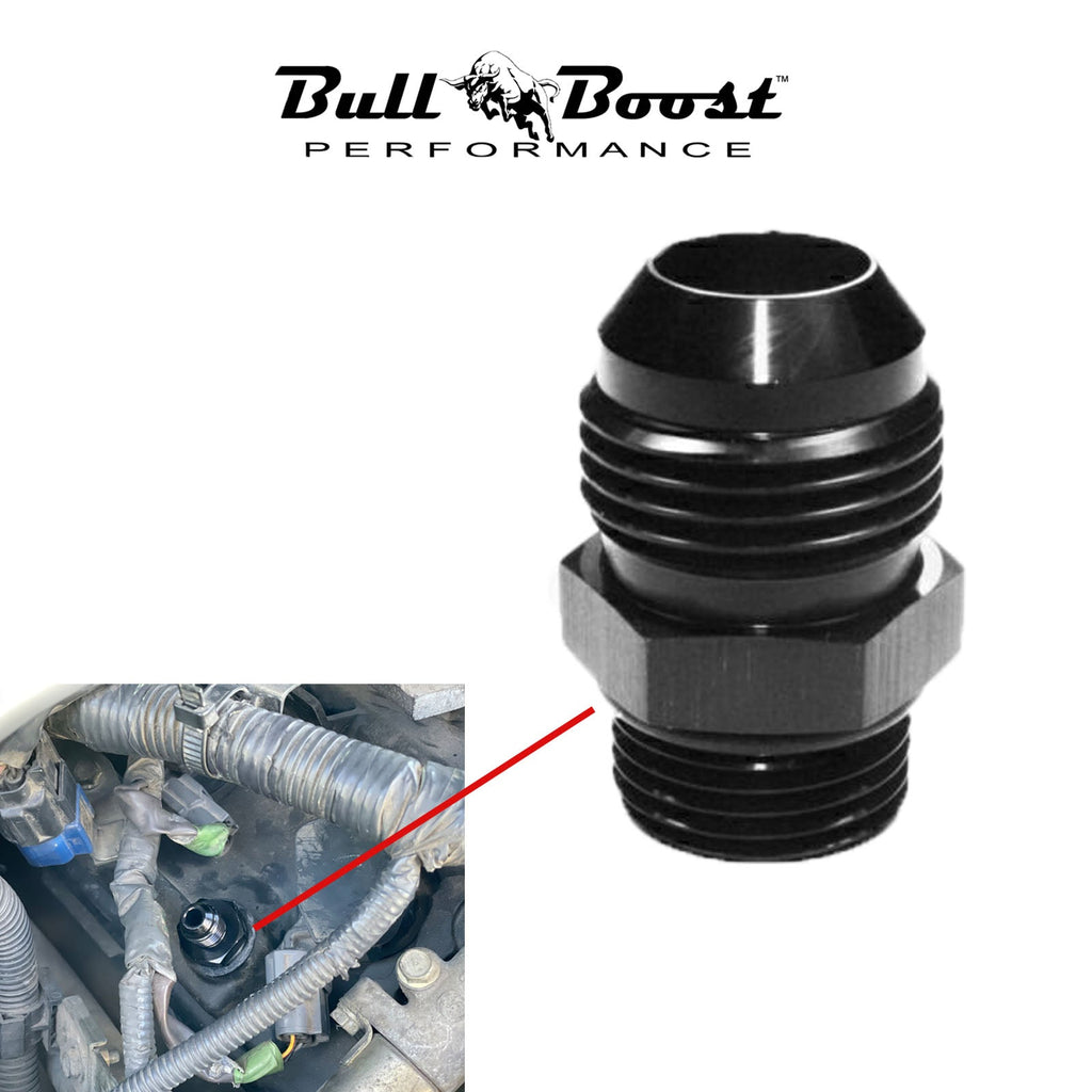 10AN to PCV Delete-Replacement Fitting for catchcan, blowby - Fits Nissan