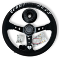 Short Hub Adapter + Suede Steering Wheel For 01-06 BMW 320 325 330 Z4 E90 E46H