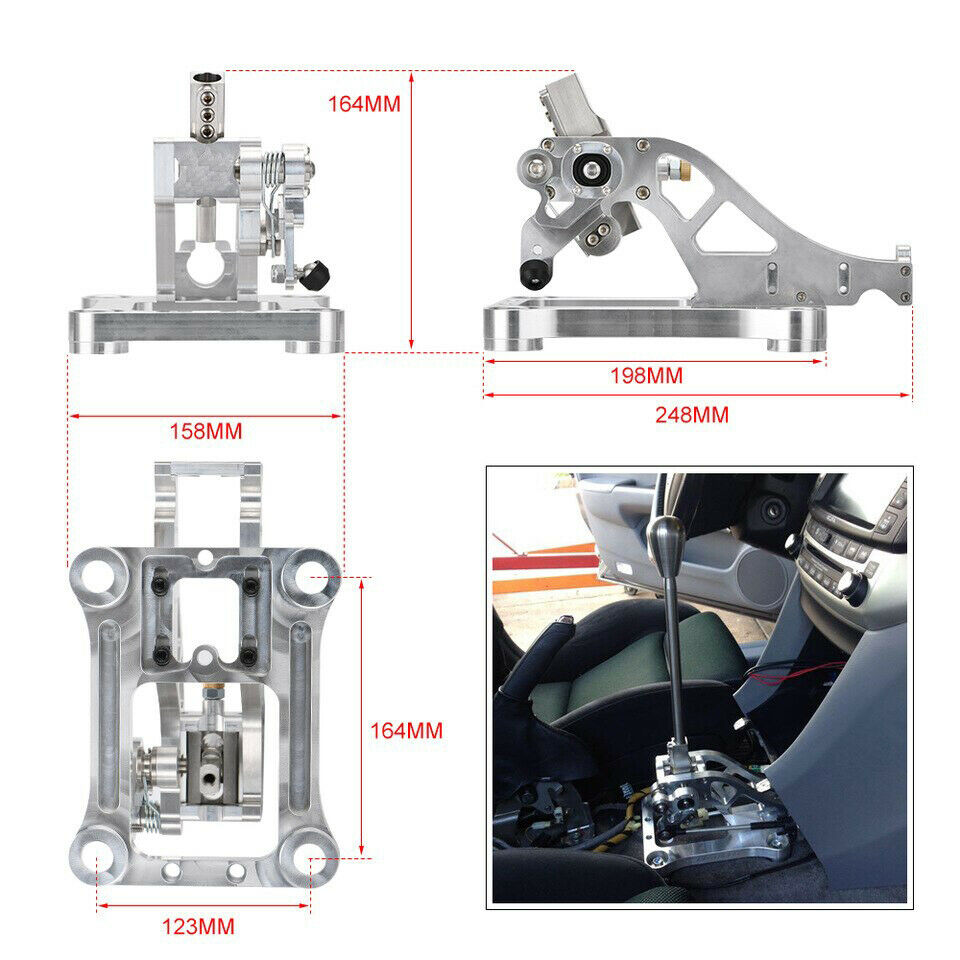 Billet Shifter Box Assembly for 03-07 Honda Accord CL7 CL9 & 04-08 AcuraTSX & TL
