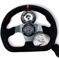 Suede Steering Wheel + Short Hub Adapter Kit For BRZ FRS tC xB xD