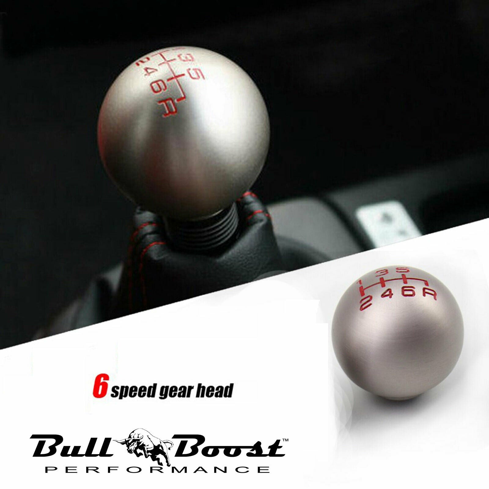 6 Speed Type R Shift Knob For Honda Acura Civic Si Solid Style M10 x 1.5 | AFFILIATE