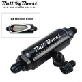 44 Micron Fuel Filter Inline -6AN -8AN -10AN Universal High Flow Turbo Billet